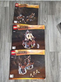Lego 79010 The Hobbit The Goblin King Battle Instruction Manuals Only - 3 Books