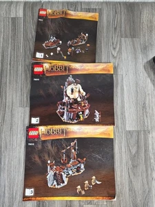 Lego 79010 The Hobbit The Goblin King Battle Instruction Manuals Only - 3 Books - Picture 1 of 4