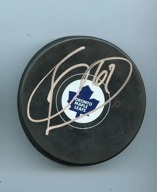DAVE BOLLAND SIGNED TORONTO MAPLE LEAFS HOCKEY PUCK w/ COA - Image 1 of 1