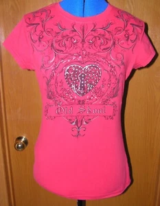 CAMISETA OLD SKOOL ROJA TOP ELÁSTICO TALLA MEDIANA - Imagen 1 de 2