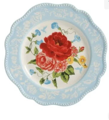 Juego de cuatro platos de cena Pioneer Woman Sweet Rose 10,75" nuevos nunca usados Foto 1 de 2