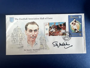 STANLEY MATTHEWS - ENGLISH FOOTBALLING LEGEND - SIGNED FIRST DAY COVER - Picture 1 of 1