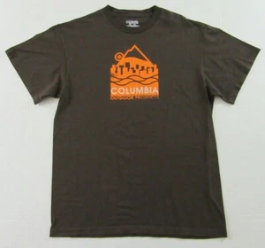 COLUMBIA Sportswear Company Columbia Outdoor Products Brown T Shirt Size M - Picture 1 of 6