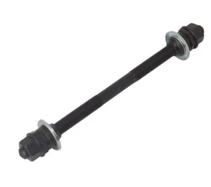 PRO+ Bicycle Steel Rear Hub Axle 3/8" 175mm Long Black - Picture 1 of 1