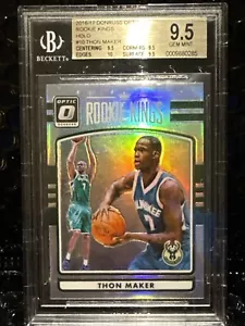 2016 Panini Donruss Optic Rookie Kings Holo #10 - Thom Maker - BGS 9.5 - Picture 1 of 3