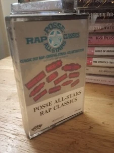 "POSSE ALL-STARS RAP CLASSICS"-VARIOUS ARTISTS CASSETTE SEALED POS-10007 - Picture 1 of 2