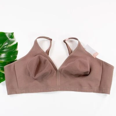 New Cacique Bra Size 54C Unlined Full Coverage No Wire Wireless NWT Purple Brown - Image 1 of 4