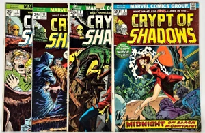 4 Marvel Comics Group Crypt of Shadows Volume 1 1972 #1, #2, #11, #12 Bronze Age - Picture 1 of 21