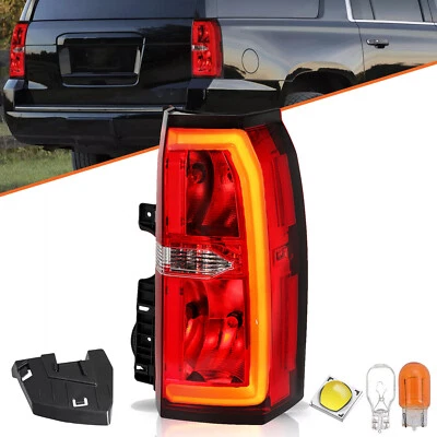 Luz trasera LED con bombilla para Chevy Tahoe Suburban 2015-2020 lámpara de freno lado derecho Foto 1 de 4