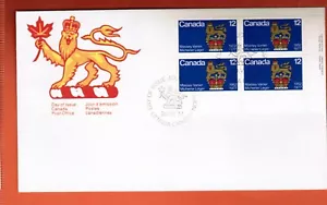 1977 - FDC PB LR CANADA STAMPS - 735 - CANADIAN GOVERNORS GENERAL - JV21 - Picture 1 of 1