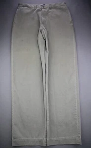 Vintage Men Ralph Lauren Polo Chino Pants Philip Gray Size Sz 36x34 (Msr 36x33) - Picture 1 of 11