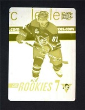 2017-18 Upper Deck UD CHL Printing Plate Yellow #343 Xavier Simoneau 1/1 RC SP