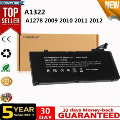 A1322 Battery/Charger For Apple MacBook Pro 13" A1278 Mid 2009 2010 2011 2012 - Image 1 of 4