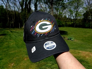NW stickers! NEW ERA 9/TWENTY CRUCIAL CATCH GREEN BAY PACKERS NFL WOMENS CAP HAT - Picture 1 of 13