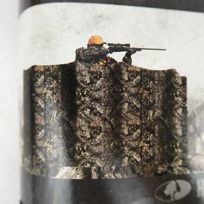 Camouflage Burlap Hunting Blind Mossy Oak Break-Up Country 12ft x 54in Waterfowl - Image 1 of 4