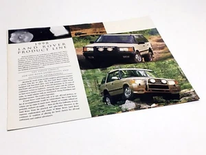1998 Land Rover Range Rover Discovery Full Line 50 Jahre Poster Prospekt - Bild 1 von 1