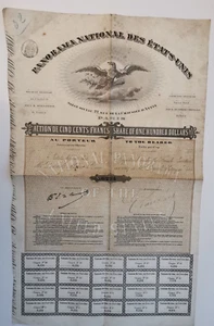 Panorama National des Etats Unis 1867 - Exposition / World Fair Paris France USA - Picture 1 of 1
