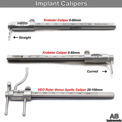 MEDSPO® Dental Measuring Vernier VDO Ruler Venus Apollo Gauge Krekeler Boley Caliper CE