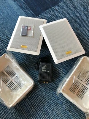 INDIANA LINE PA-6 SISTEMA STEREO DIFFUSORI DA INCASSO AMPLIFICATI CON TELECOMAND - Immagine 1 di 3