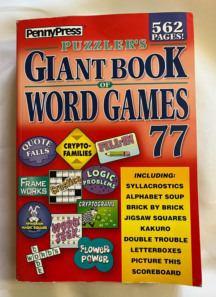 Puzzler's Giant Book of Word Games #77 2021 - Image 1 of 1