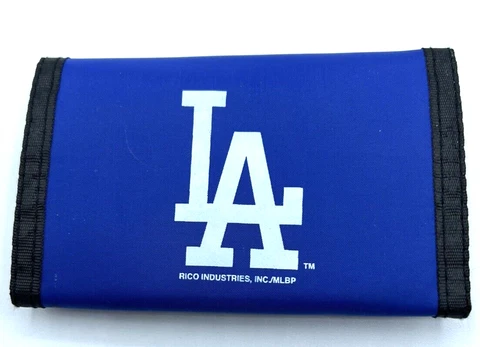 Los Angeles Dodgers Nylon Trifold Wallet Cover