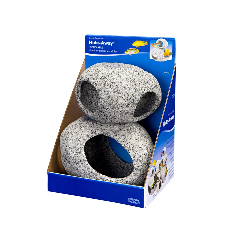 Decoração de aquário Penn-Plax Stone Hideaway - Imagem 1 de 1
