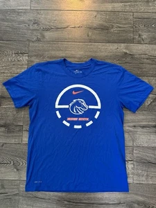 Camisa Nike Boise State Broncos Para Hombre Grande Azul Manga Corta Gimnasio Correr Entrenamiento - Imagen 1 de 11