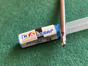 ISCAR Fresa terminale in metallo duro massiccio EB-A2 05/10C06H80 grado IC903 5 mm x 6 mm LOC x 80 mm - Foto 1 di 5