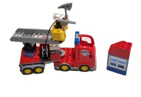 Lego Duplo Fire Truck Set 10592 Full Set Very Good Condition 