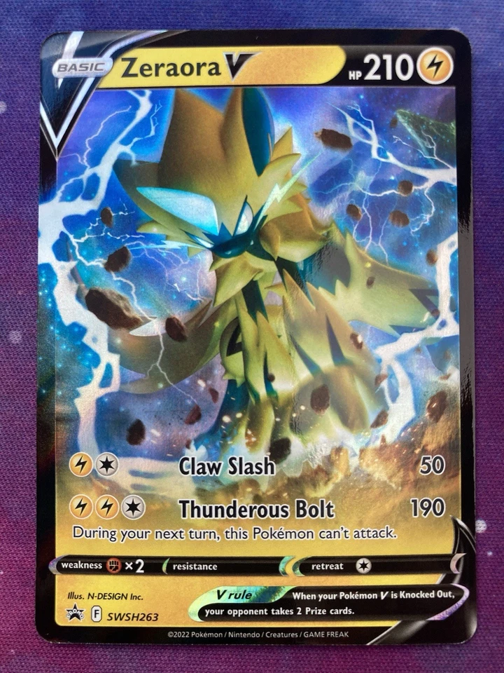 Zeraora V SWSH263 SWSH: Sword & Shield Promo Cards Holo - Image 1 of 2