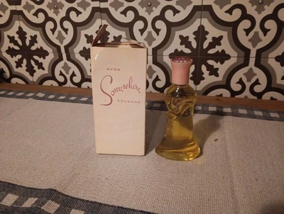 VINTAGE AVON SOMEWHERE COLOGNE 2 OZ FULL BOTTLE WITH BOX - Image 1 of 3
