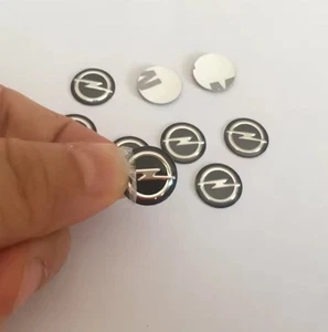 2pc Opel Car Key Fob Sticker 14mm - Imagen 1 de 2