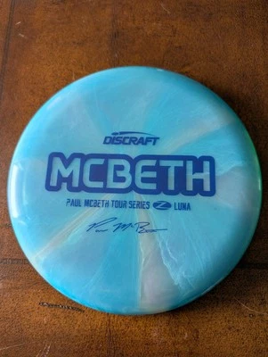 Discraft 2020 Tour Series Luna - Z Swirl - Paul McBeth - Disc Golf Putter - Rare - Image 1 of 2