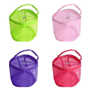 Bolsas de almacenamiento de hilo de malla portátiles de punto de ganchillo de hilo de nailon con asa de 1 pieza - Imagen 1 de 47