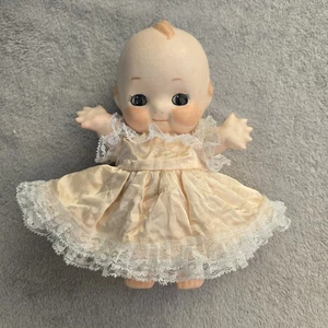 Vintage Kewpie 6 Zoll Puppe komplett Biskuitporzellan Ganzkörper Original Spitzenkleid - Bild 1 von 19