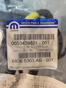 New 18-20 Dodge Ram OEM 1500 Front Left Driver Door Wiring Harness 68365303AB - Picture 1 of 12