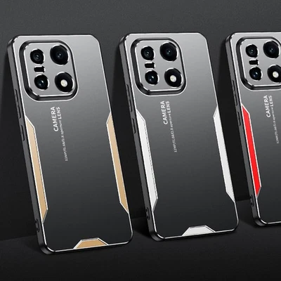 For OnePlus 15, Luxury Hybrid Armor Back Metal Aluminum Soft Bumper Cover Case - Image 1 of 4