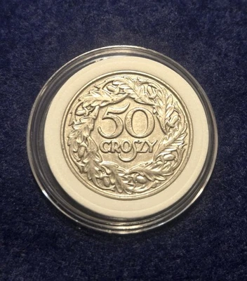 1923 Poland 50 Groszy - Great Coin - See PICS - Image 1 of 2