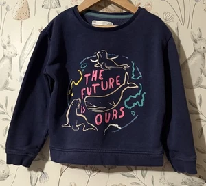 Girls Age 5-6 Years - M&S Sweater Top - Picture 1 of 2