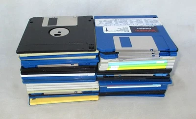 Lot Of 50 3.5" SS/DD & DS/DD One Hole 720 KB Floppy Disks Used - Image 1 of 2