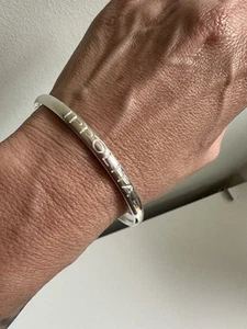 Ippolita .925 Sterling Silber schlichter Armreif Armband SELTEN LOGO Handarbeit - Bild 1 von 7