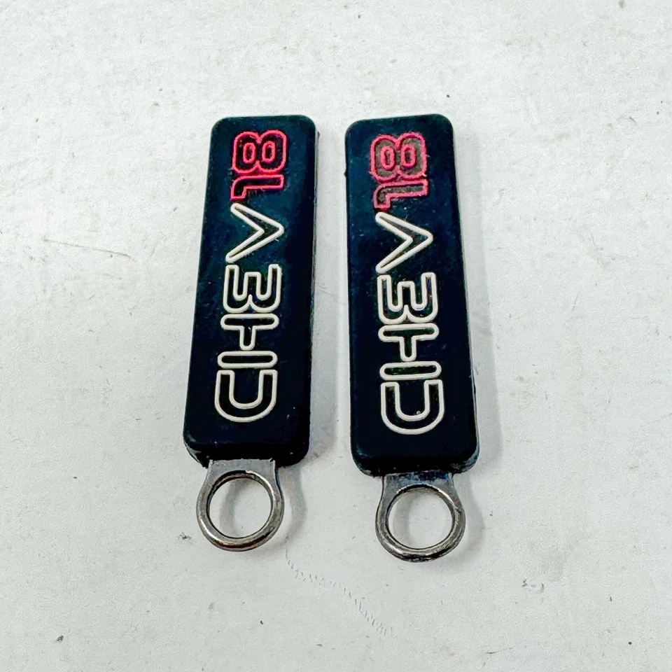 Bolsa de golf Callaway cremallera tiradores de goma 2” largo lote de 2 Chev 18 Foto 1 de 1