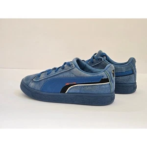 PUMA Suede Low Blue Boys Sz. 1C | 386536-01 - Picture 1 of 8