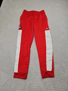 Nike Elite Sweatpants Boys Youth Large Red Jogger Nike Elite Therma Fit - Picture 1 of 8