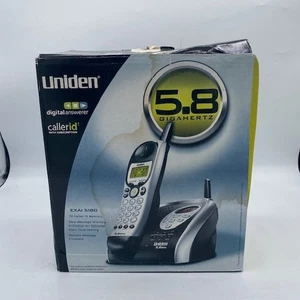 UNIDEN 5.8 GIGAHERTZ EXAI 5180 DIGITAL ANRUFBEANTWORTER Schnurloses TELEFON - Bild 1 von 5