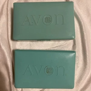 Vintage Avon Turquoise Lipstick Sampler Lot (2) With Samples - Picture 1 of 9