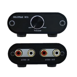 RCA Audio Volume Controller, line Volume Control Box, Mini attenuator knob -RC11 - Picture 1 of 6