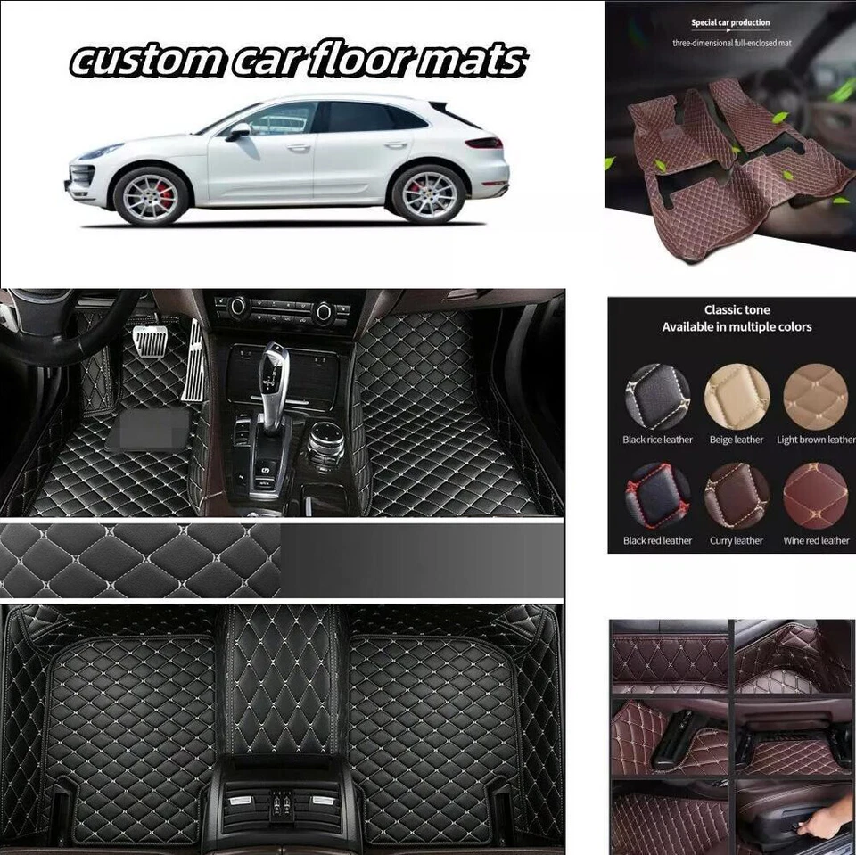 For Maserati Ghibli GranTurismo Levante Quattroporte Grecale Car Floor Mats Foto 1 de 4