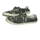 Jellypop Womens Green Shoes Camo Round Toe Low Top Lace Up Sneaker Size 9.5 M