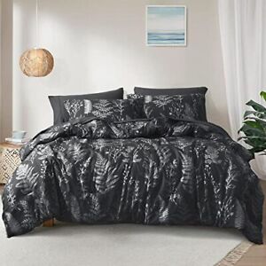 Phf Soft Printed Comforter Sets California King-7 Pcs Bed in A Bag Comforter .